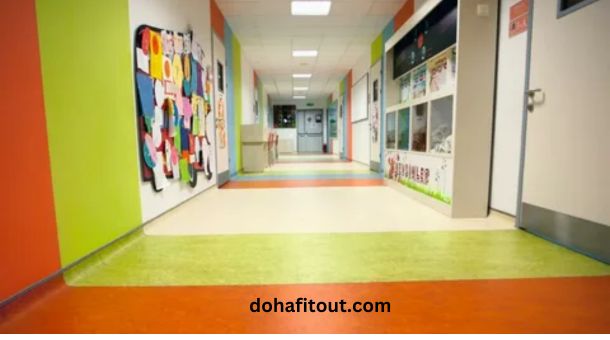 School vinyl flooring